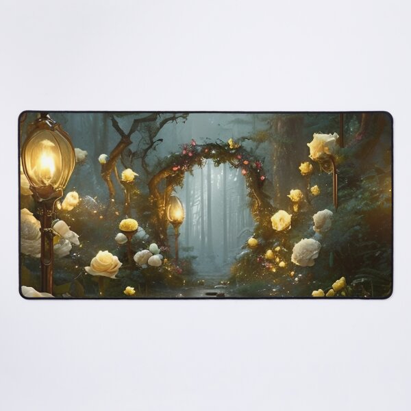 Item preview, Enchanted Yellow Fairy Forest designed and sold by WaryTales.
