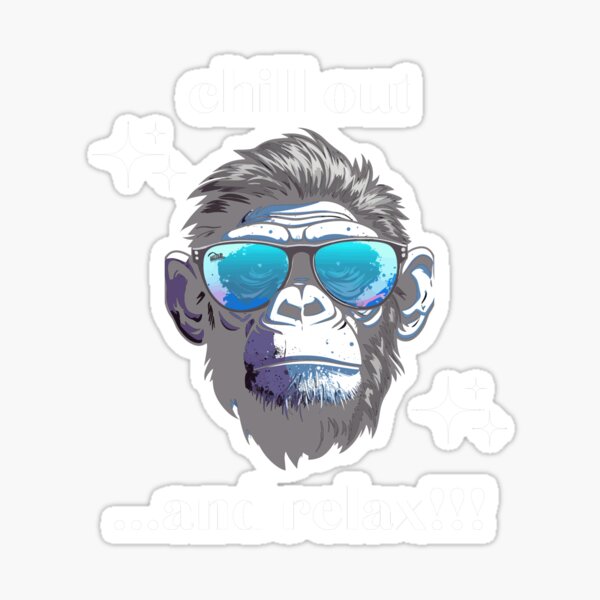 Cool Monkey Wearing Sunglasses and Cap Men's Wallet Laser Engraved,  Gift for Him