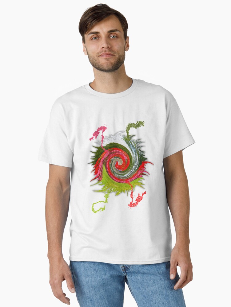 Thumbnail 1 of 7, Classic T-Shirt, Whirlpool Splash designed and sold by hereandback.