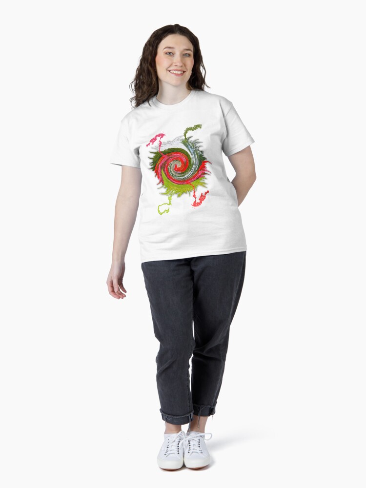 Thumbnail 4 of 7, Classic T-Shirt, Whirlpool Splash designed and sold by hereandback.