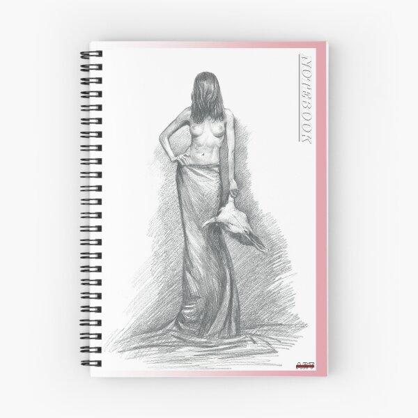 Item preview, Notebook | Paper for Writing and Drawing | Light Pink Cover designed and sold by ArtChanneling.