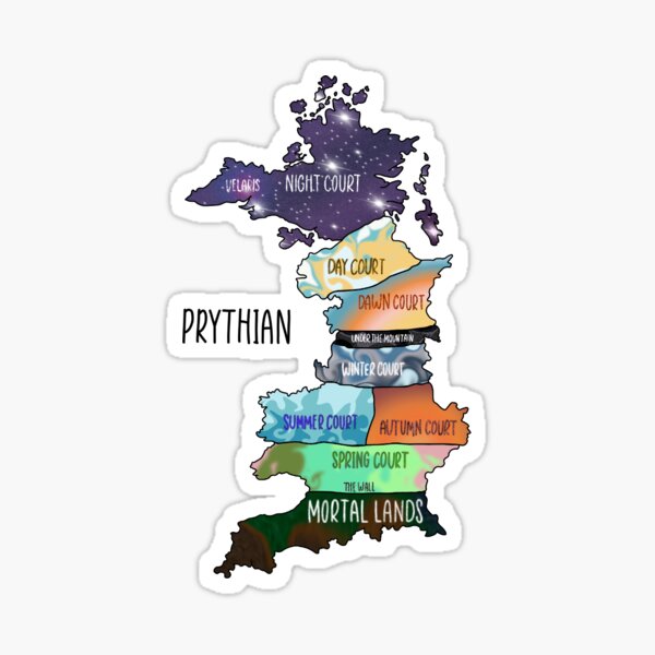 Item preview, Map of Prythian designed and sold by cbarbou1.