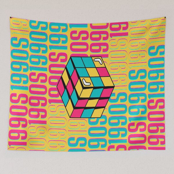Item preview, 1990s retro design 6 - OG Yellow Background designed and sold by PunjabanJatti.