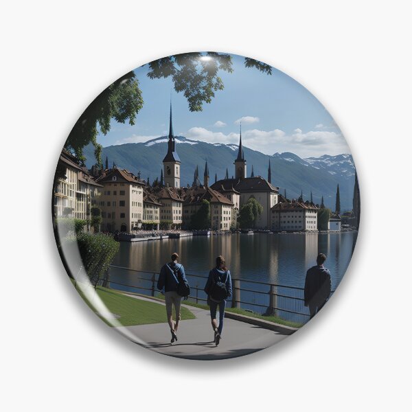 Item preview, Zurich's Hidden Gem | the Enchanting Lakefront designed and sold by BlareBlare.