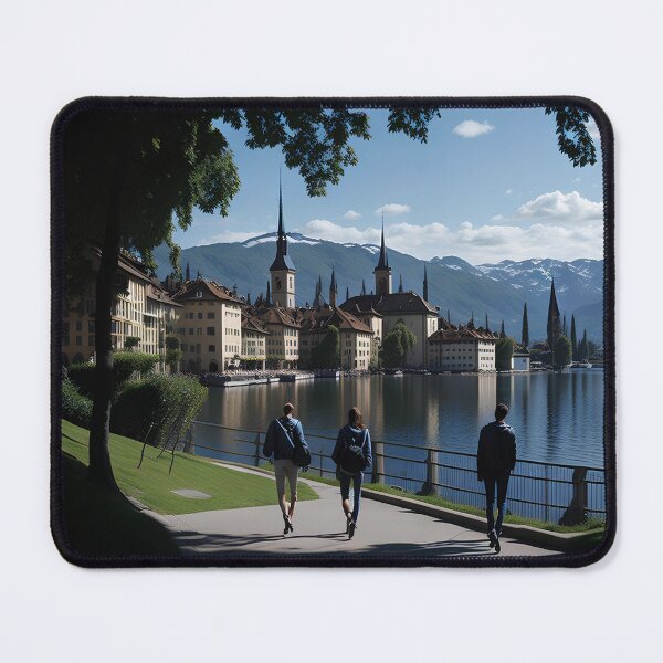 Item preview, Zurich's Hidden Gem | the Enchanting Lakefront designed and sold by BlareBlare.