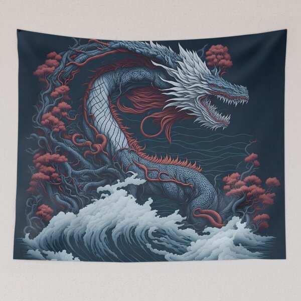 Item preview, Nature Dragon Fantasy Art designed and sold by druidwolfart.