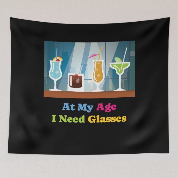 Item preview, I Need Glasses Cocktail Alcohol designed and sold by MooonTees.