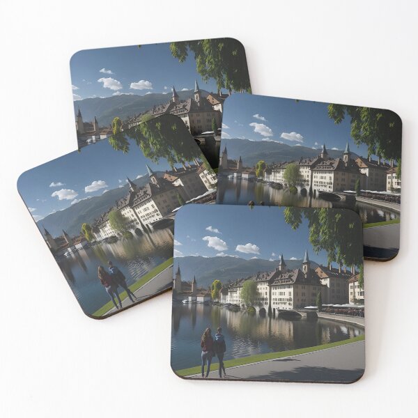 Item preview, Serene Reflections | Captivating Lake Zurich, Switzerland designed and sold by BlareBlare.