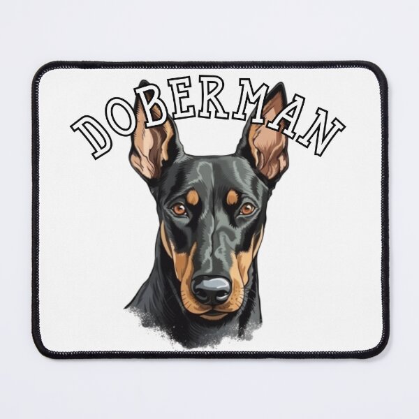 Item preview, natural ear Doberman designed and sold by Tee Studio.
