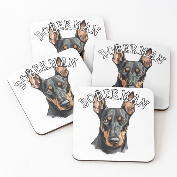 Item preview, natural ear Doberman designed and sold by Tee Studio.