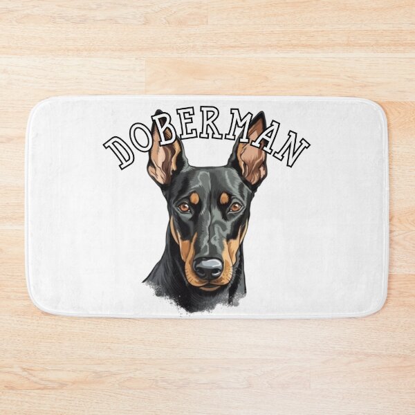 Item preview, natural ear Doberman designed and sold by Tee Studio.
