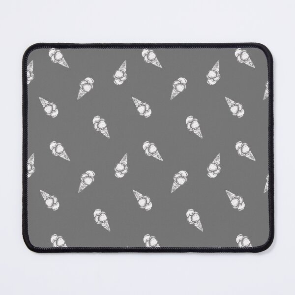 Item preview, Edgy Ice Creams in White on Black designed and sold by Meena-and-Fox.
