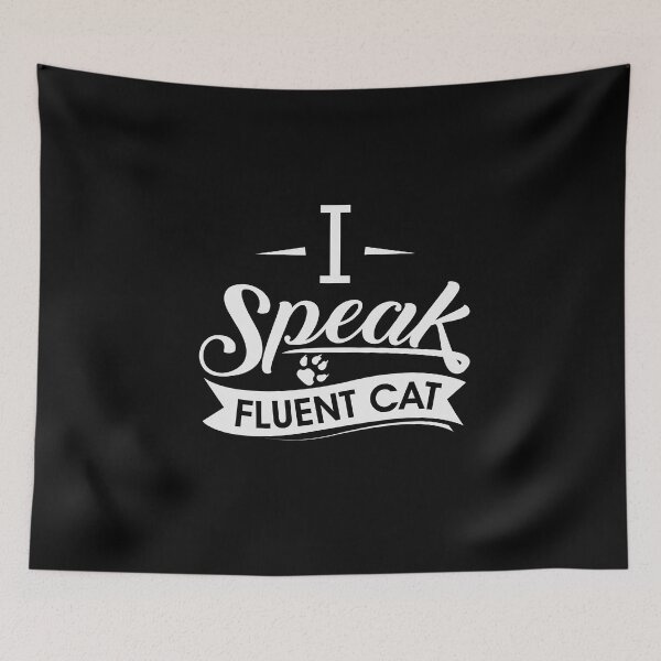Item preview, I Speak Fluent Cat  designed and sold by BUBLTEES.