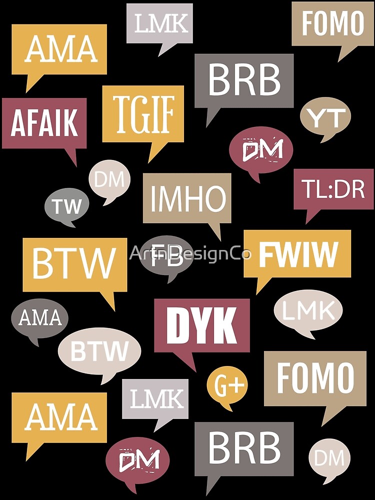 Acronyms and Abbreviations in Media Interviews and Speeches