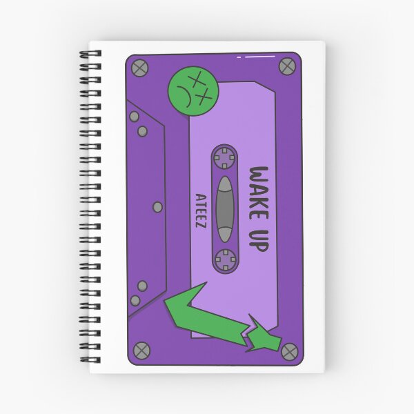 Item preview, Ateez Wake Up Cute Purple Cassette designed and sold by Ktinn.