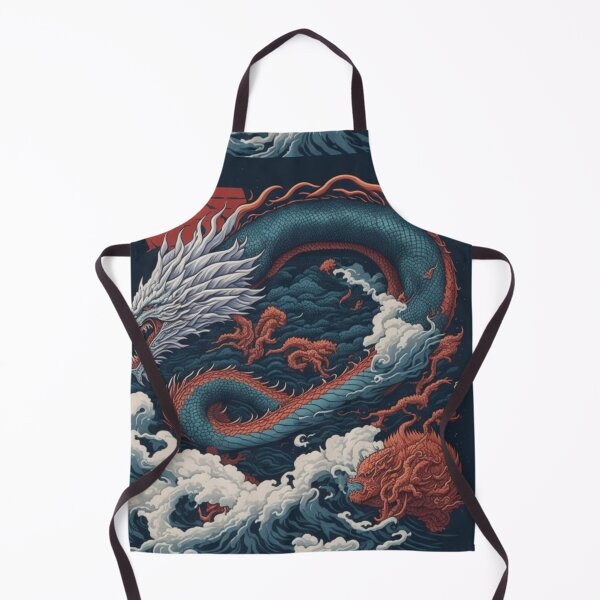 Item preview, Japanese Nature Dragon Fantasy Art designed and sold by druidwolfart.