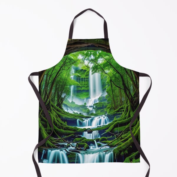 Item preview, A beautiful lush Fairycore Elf forest. designed and sold by PixieDustAIArt.