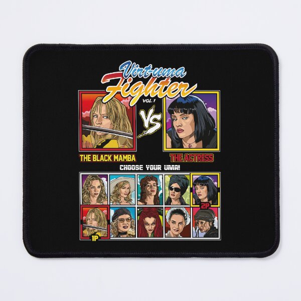 Item preview, Uma Thurman Fighter designed and sold by RetroReview.