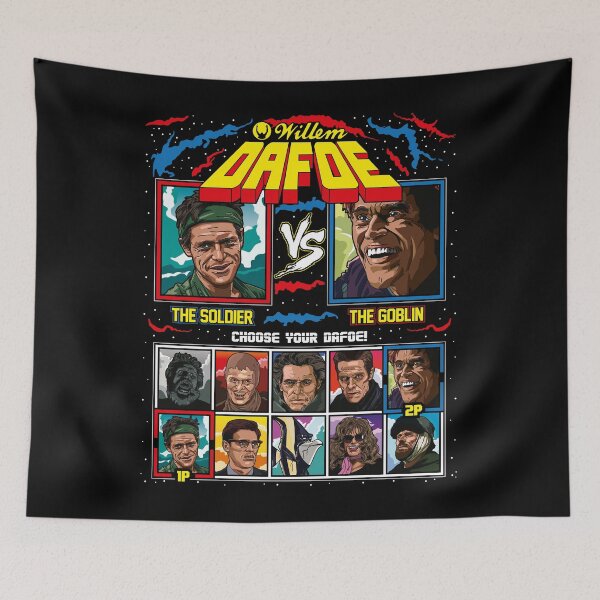Item preview, Willem Dafoe Fighter designed and sold by RetroReview.