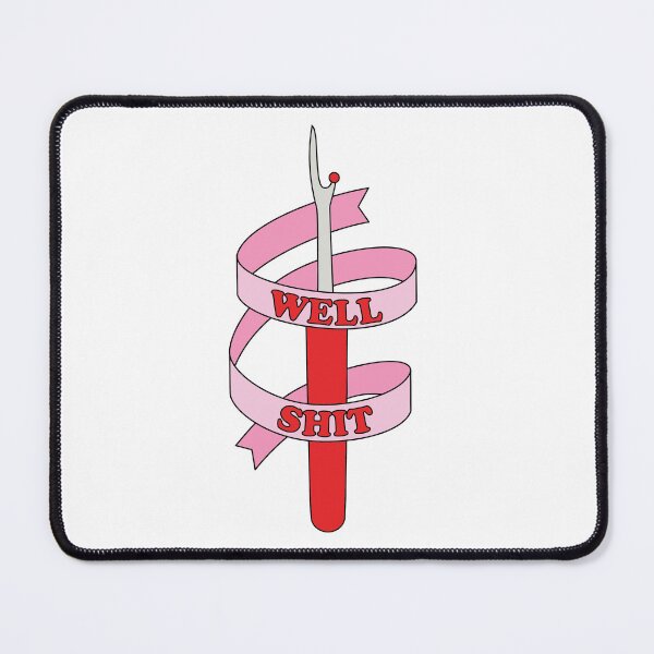 Item preview, "Well Shit" Seam Ripper and Ribbon designed and sold by Maeve-Design.