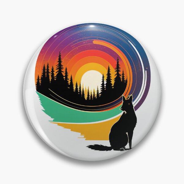Item preview, Forest at sunset Vintage art  designed and sold by Goodyzaa.