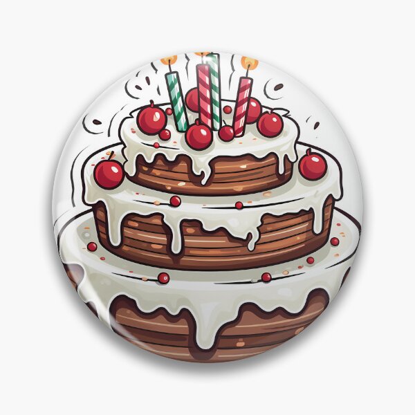 Item preview, The Delicious Birthday Cake  designed and sold by ArtMotionFlow.