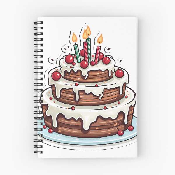 Item preview, The Delicious Birthday Cake  designed and sold by ArtMotionFlow.