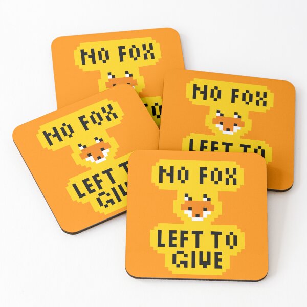 Item preview, Pixel - No Fox Left designed and sold by Danielle Paxman.