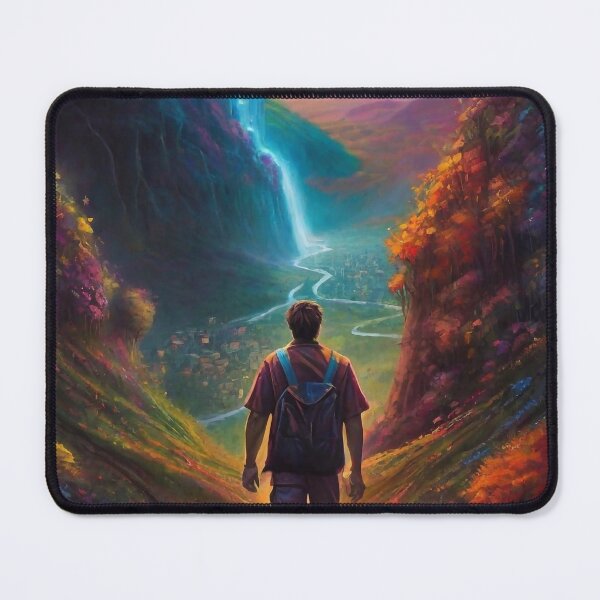 Item preview, A man fleeing into a dystopian land designed and sold by M-Y-A-R-T-.