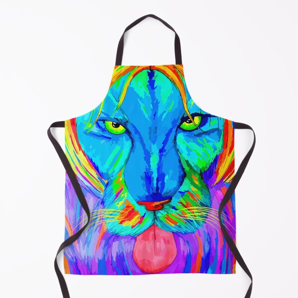 Aperçu de l'œuvre Lion multicolore créée et vendue par Mikespiritz.