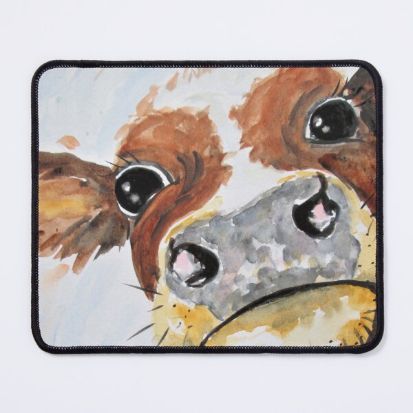 Item preview, Cute Brown Cow, farm animal designed and sold by Marjansart.