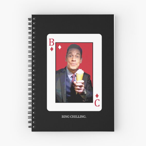 Item preview, (Black) BING CHILLING. John Cena Meme Bing Chilling Hope Poster Art designed and sold by 9plus10.