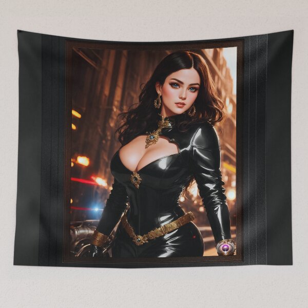 Item preview, Brittanne Tylus The Speedster Beautiful AI Concept Art Portrait by Xzendor7 designed and sold by Xzendor7 Digital Art Creations.