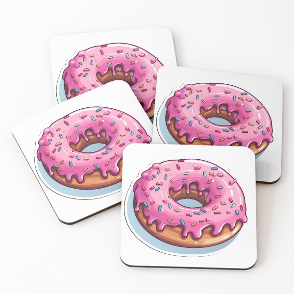 Item preview, The Pink Donut designed and sold by ArtMotionFlow.