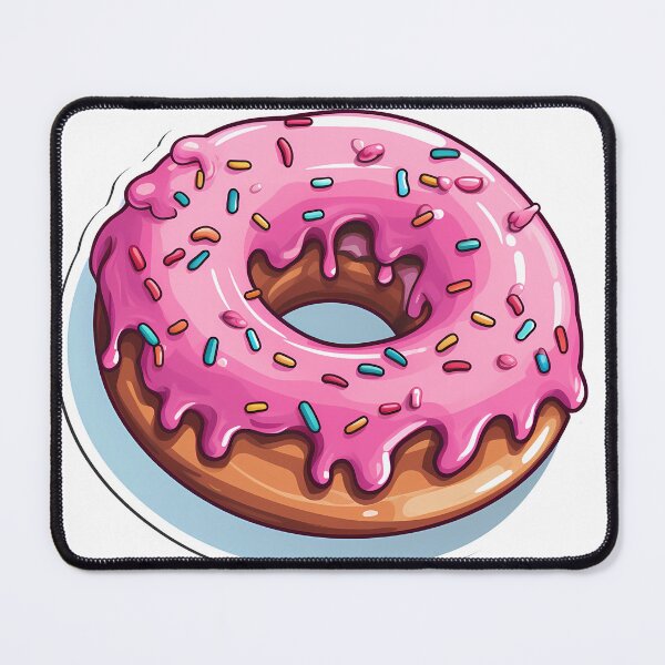 Item preview, The Pink Donut designed and sold by ArtMotionFlow.