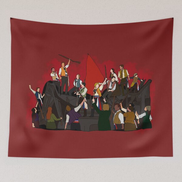 Item preview, Les Miserables Barricade designed and sold by byebyesally.