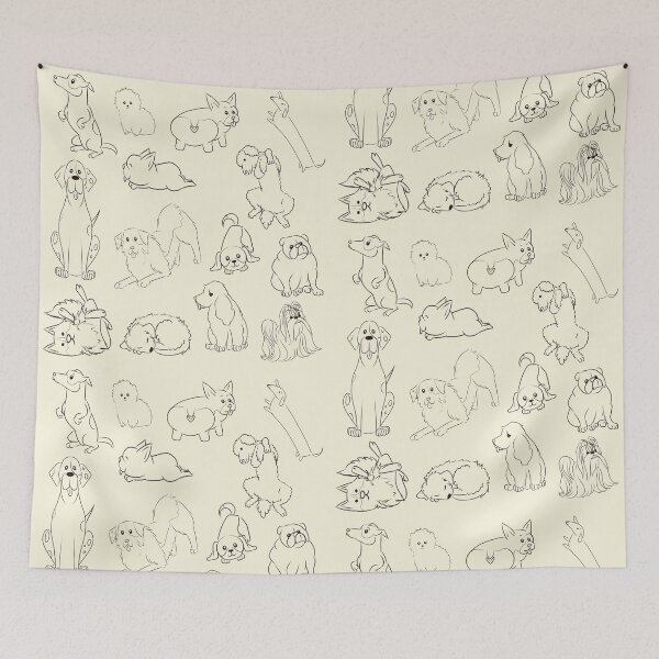 Item preview, I Love ALL Dogs (Lines) designed and sold by strangerlace.