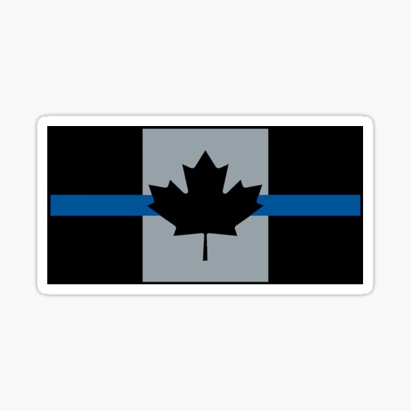 Thin Blue Line CROSS Stickers 2 Pack – AZ House of Stickers