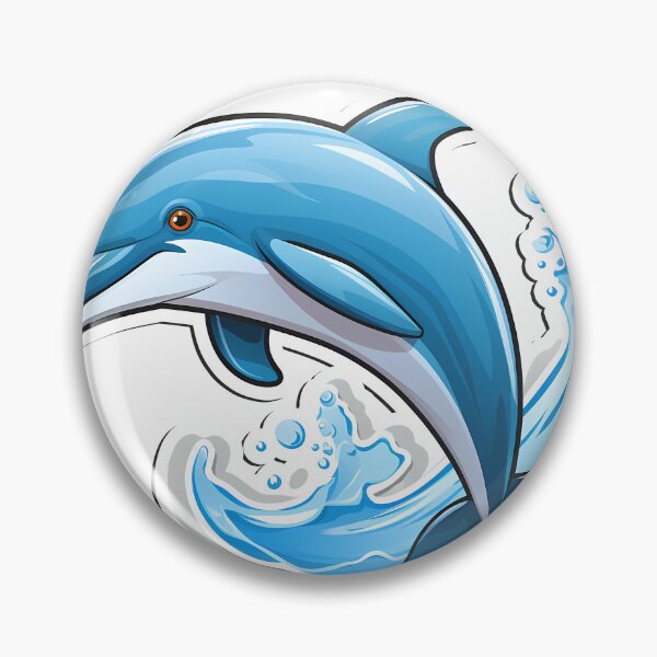 Item preview, The Dolphin - An Elegant and Intelligent Marine Mammal designed and sold by ArtMotionFlow.