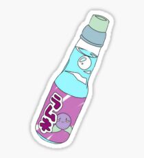 Kawaii Blueberry Soda Drink Sticker