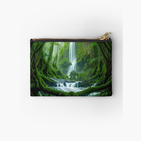 Item preview, A beautiful lush Fairycore Elf forest. designed and sold by PixieDustAIArt.