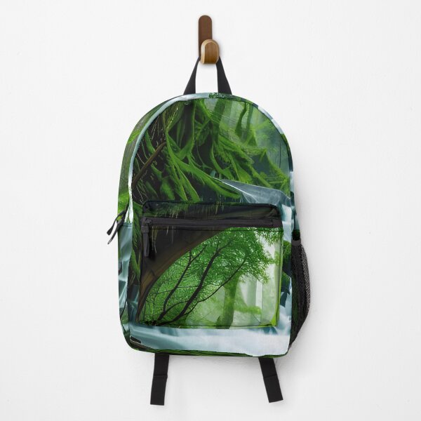 Item preview, A beautiful lush Fairycore Elf forest. designed and sold by PixieDustAIArt.