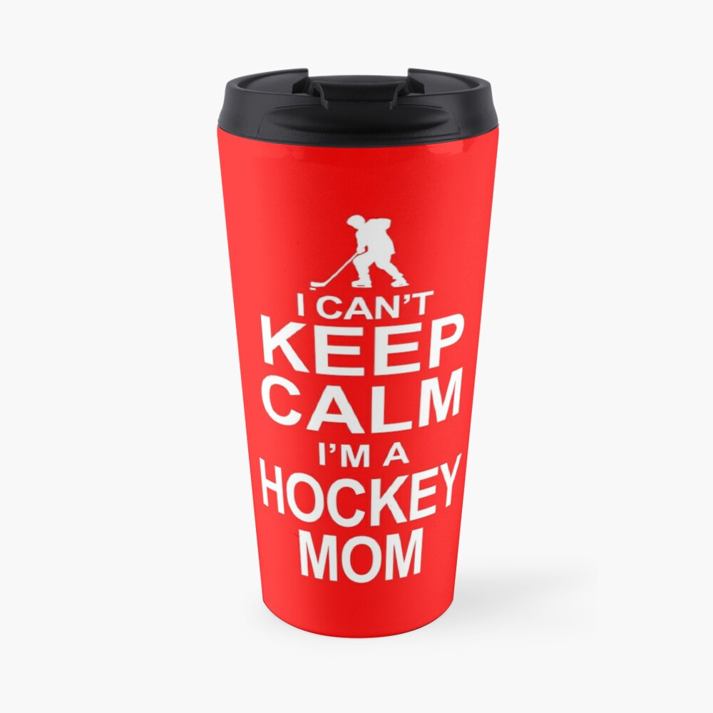 hockey mom travel mug