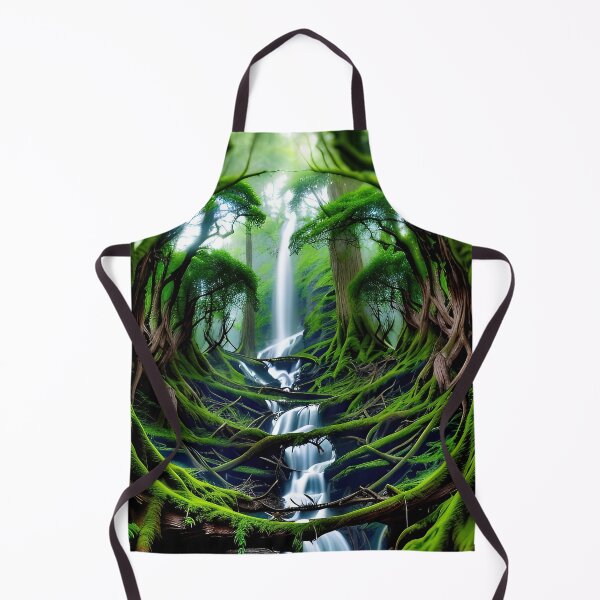 Item preview, A beautiful lush Fairycore Elf forest. designed and sold by PixieDustAIArt.