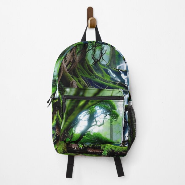Item preview, A beautiful lush Fairycore Elf forest. designed and sold by PixieDustAIArt.