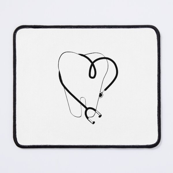 Item preview, Cute tooth design with heartshaped stethoscope designed and sold by guaka-molly.
