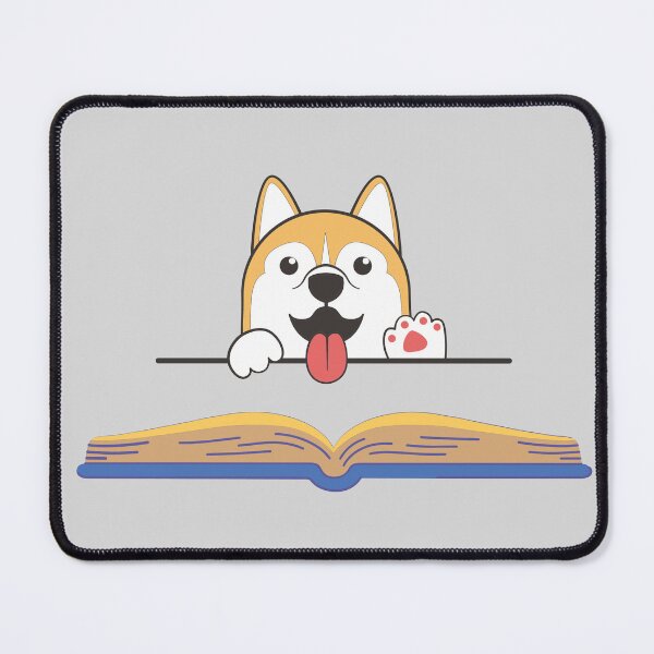Item preview, book lover dog designed and sold by HenryClinton.