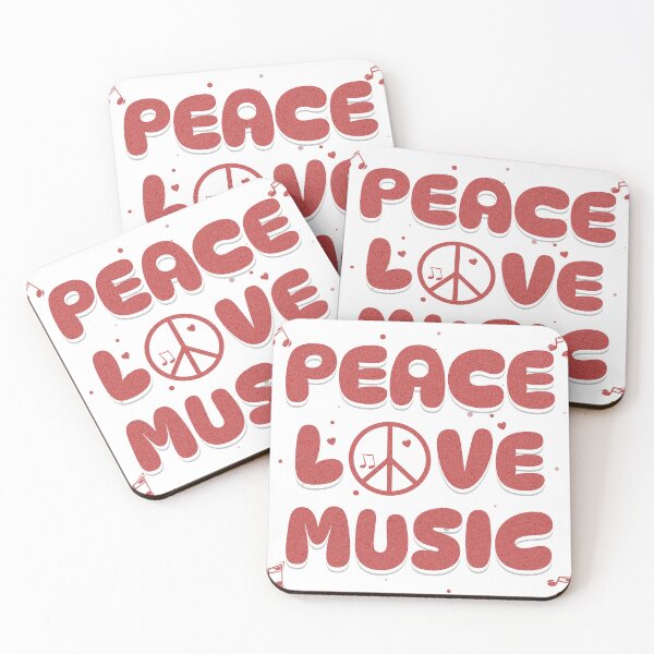 Item preview, Peace, Love, Music designed and sold by Motys.