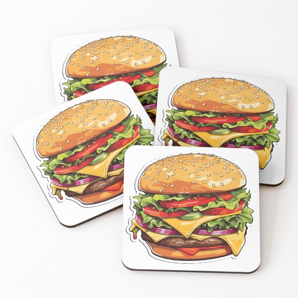 Item preview, The Burger - A Culinary Delight to Savor Without Moderation designed and sold by ArtMotionFlow.