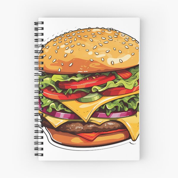 Item preview, The Burger - A Culinary Delight to Savor Without Moderation designed and sold by ArtMotionFlow.